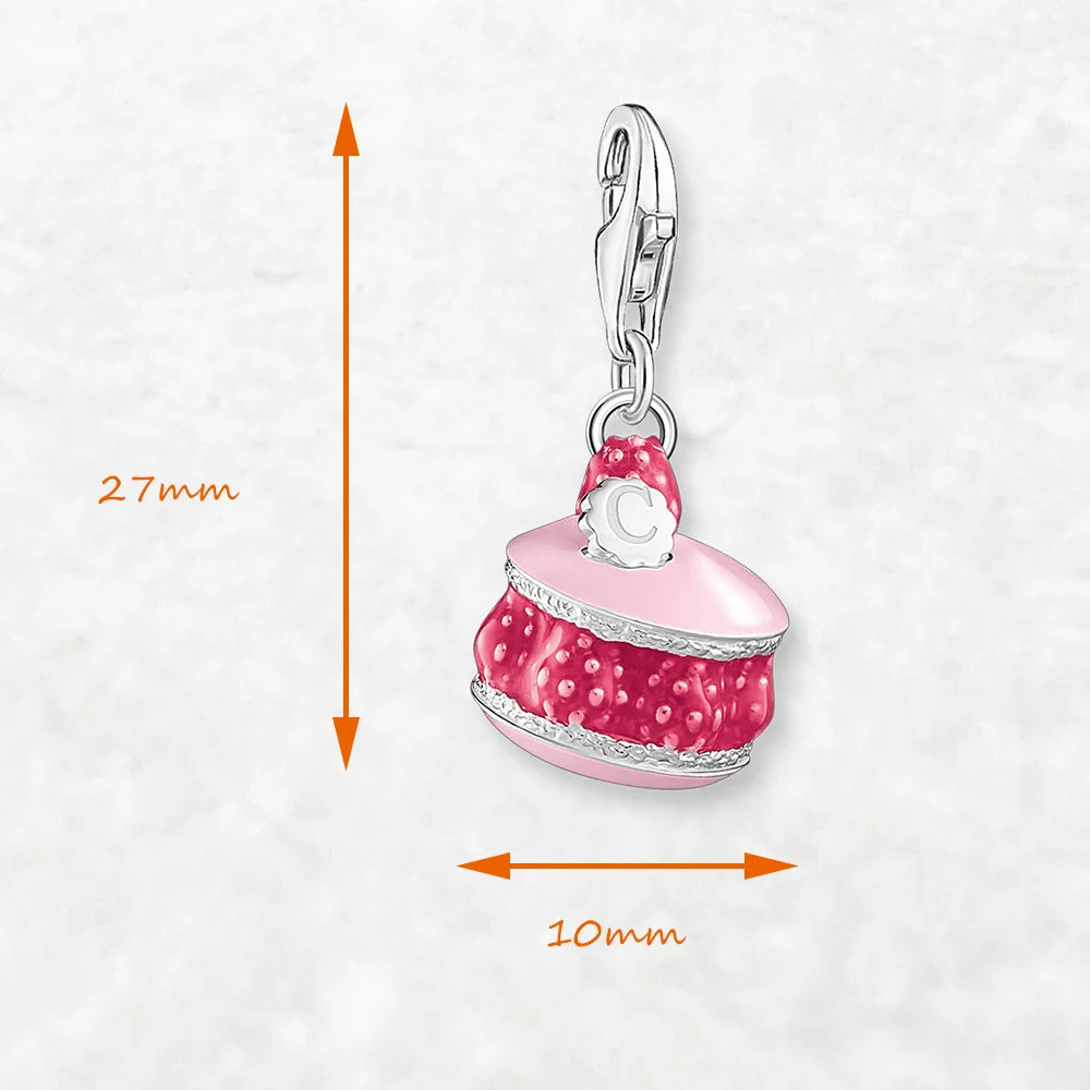 Cherry Macaron Charm