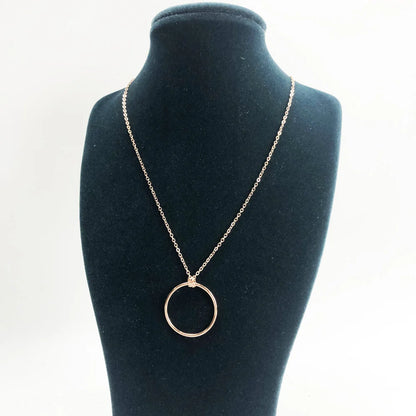 Jumbo Hoop Necklace