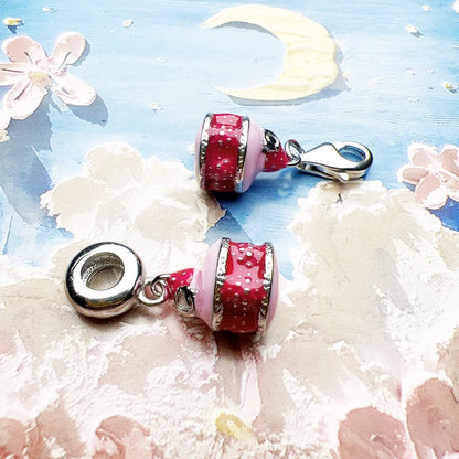 Cherry Macaron Charm
