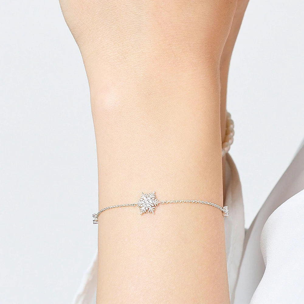 Snowflake Link Bracelet