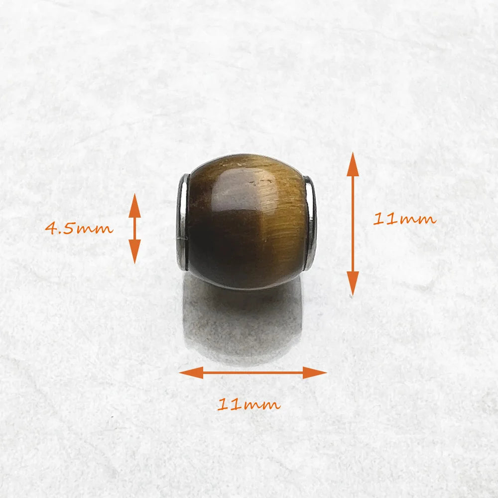 Marble Wood Charm Bead
